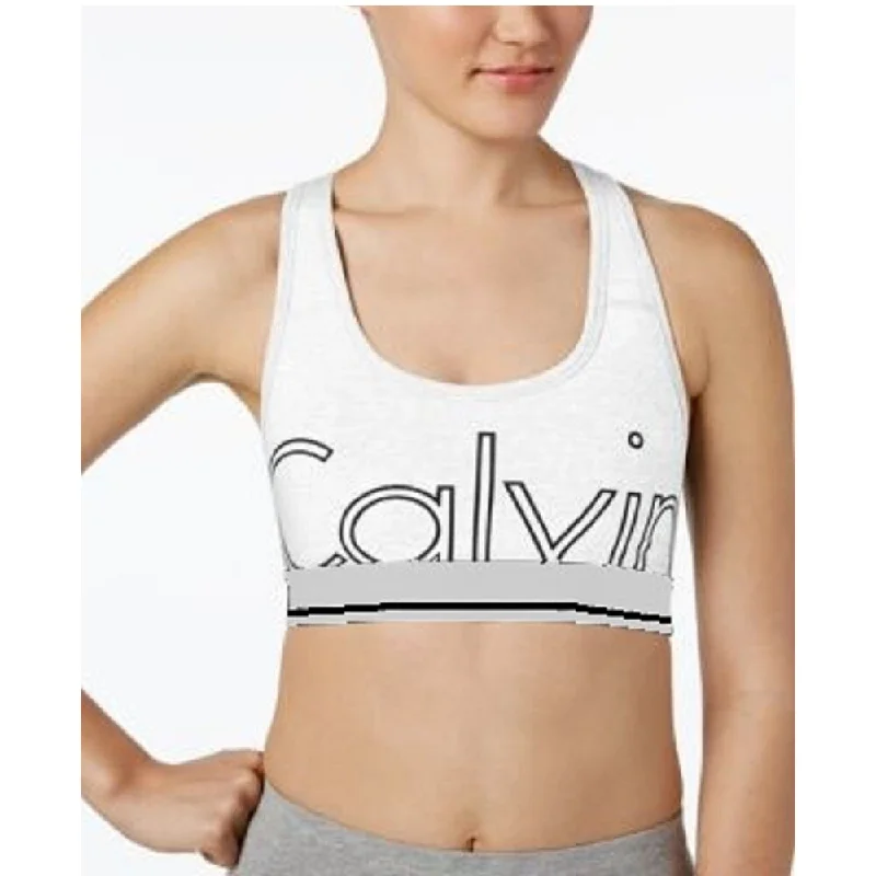 Elegant And Casual Calvin Klein Women's Performance Medium Support Logo Sports Bra White Size 2 Extra Large - XX-Large Elegant And Casual Calvin Klein Women's Performance Medium Support Logo Sports Bra White Size 2 Extra Large - XX-Large