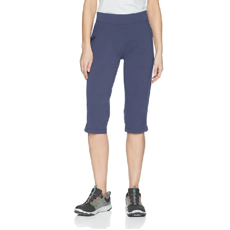 Comfortable And Casual Columbia Women's Anytime Casual Capri Pant Nocturnal Size Large Comfortable And Casual Columbia Women's Anytime Casual Capri Pant Nocturnal Size Large