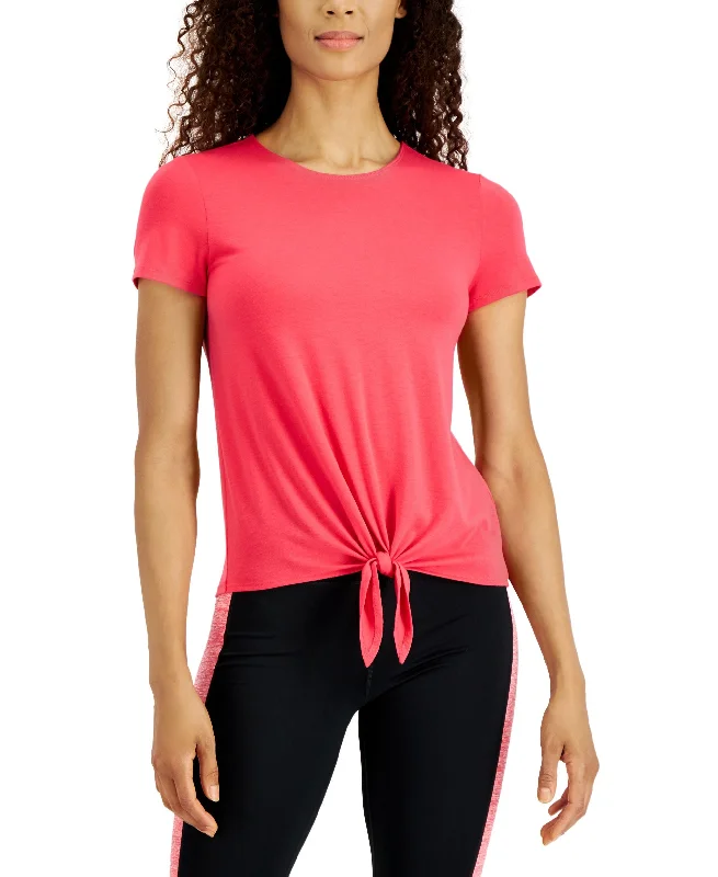 Printed Shirts ID Ideology Womens Solid Knot T-Shirt