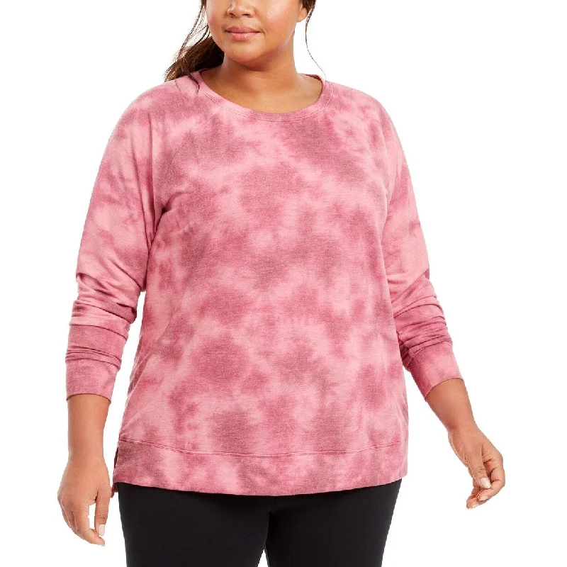 Leisure Travel Ideology Women's Plus Size Tie-Dye Sweatshirt Purple Size 3 Extra Large - XXX-Large Leisure Travel Ideology Women's Plus Size Tie-Dye Sweatshirt Purple Size 3 Extra Large - XXX-Large