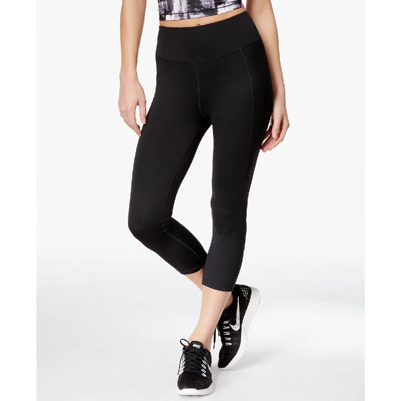 Classic Style Ideology Womens Slimming Cropped Athletic Leggings Black Size Medium - m (8 - 10) Classic Style Ideology Womens Slimming Cropped Athletic Leggings Black Size Medium - m (8 - 10)