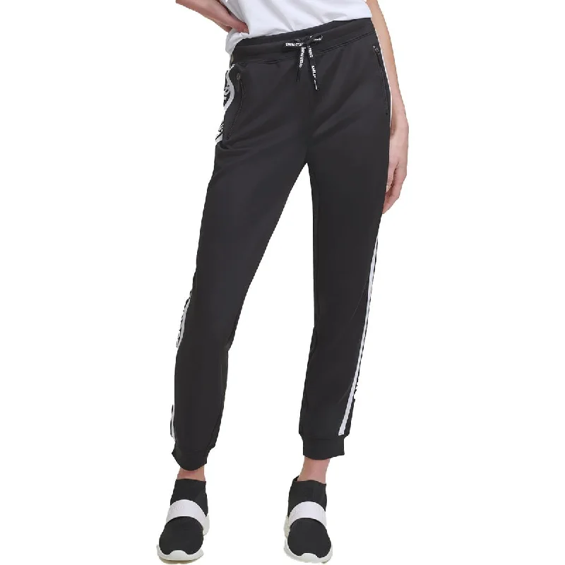Street Apparel Karl Lagerfeld Paris Womens Sweatpants Fitness Jogger Pants