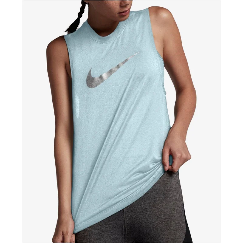Romantic Temperament Nike Women's Athletic Dry Metallic-Logo Training Tank Top Blue Size Medium - m (8 - 10) Romantic Temperament Nike Women's Athletic Dry Metallic-Logo Training Tank Top Blue Size Medium - m (8 - 10)