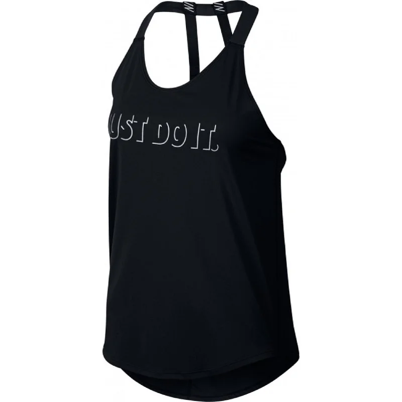 Editorial Design Nike Women's Breathe Strappy-Back Training Tank Top Black Size Large - L Editorial Design Nike Women's Breathe Strappy-Back Training Tank Top Black Size Large - L