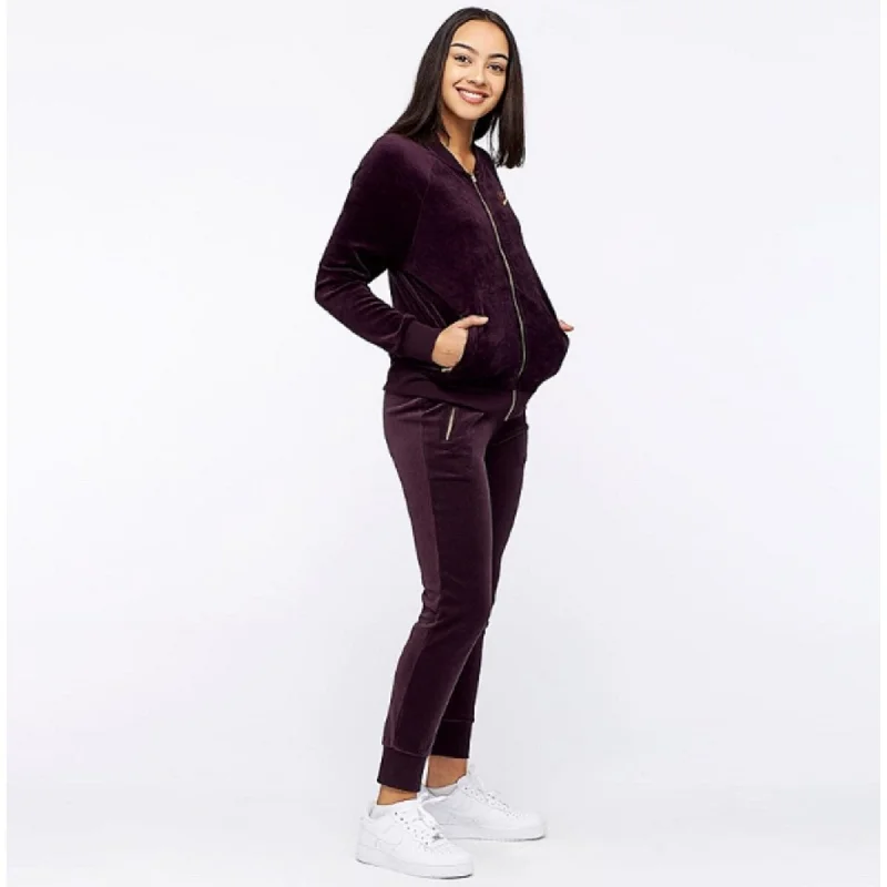 Celebrity Style Nike Women's Sportswear Velour Jacket Violet Size Large - Purple - 12 Celebrity Style Nike Women's Sportswear Velour Jacket Violet Size Large - Purple - 12