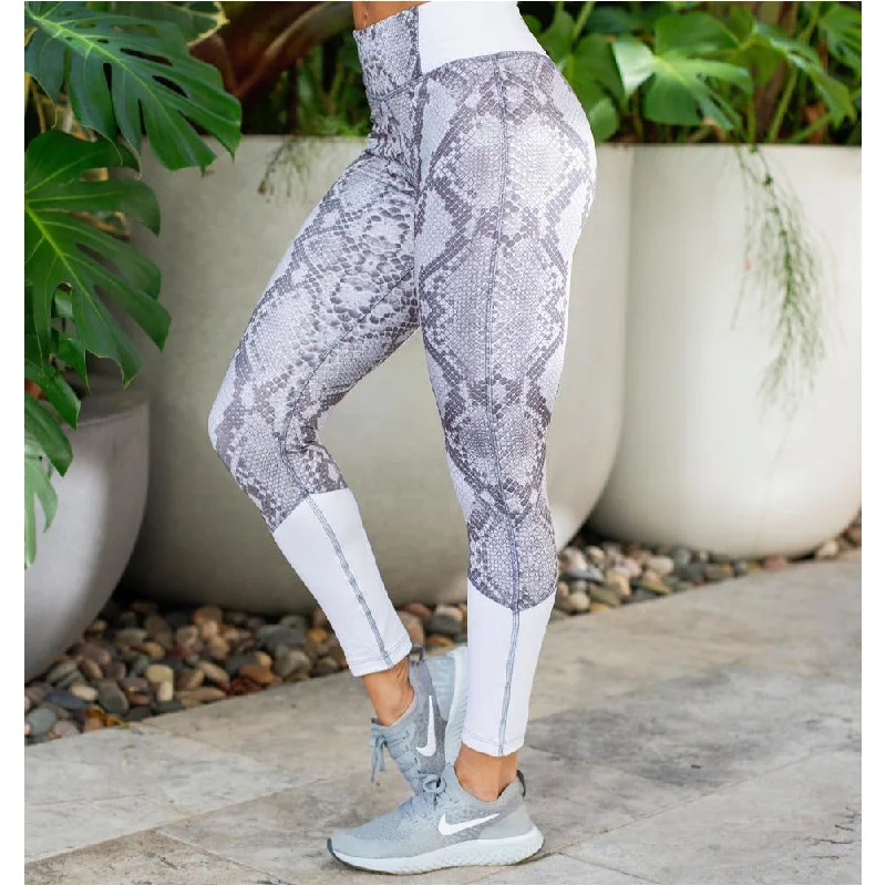 New Season Series Subtle Snake Print Tights