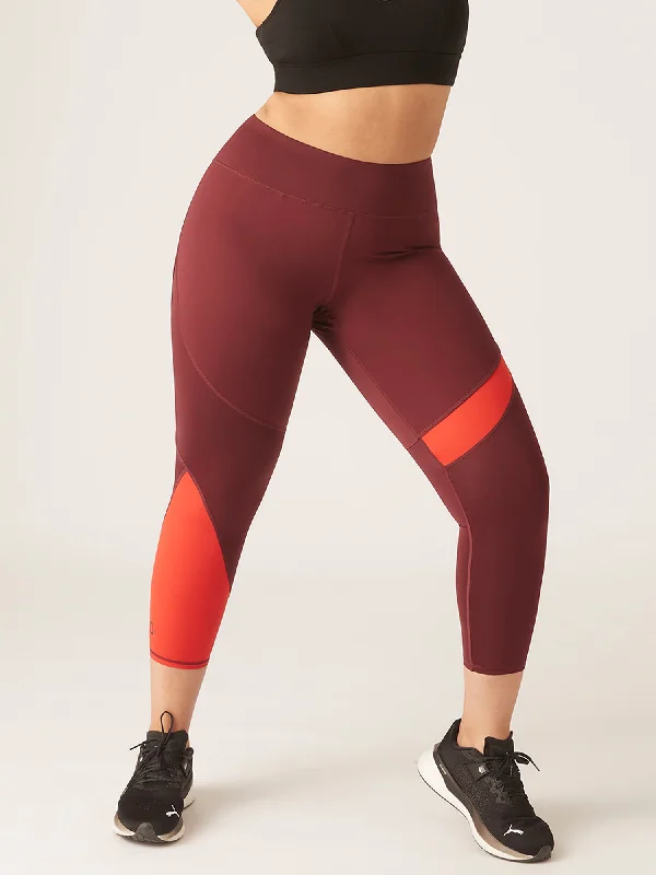 Artistic Temperament Puma X Modibodi 7/8 Active Legging Moderate-Heavy Aubergine/Burnt red Artistic Temperament Puma X Modibodi 7/8 Active Legging Moderate-Heavy Aubergine/Burnt red