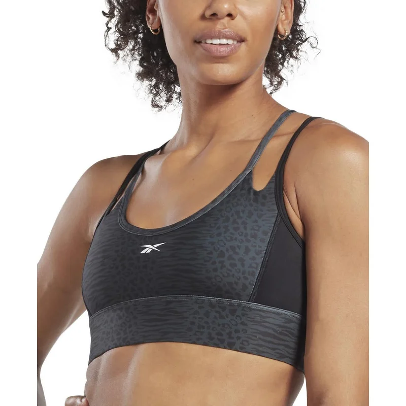Designer Ties Reebok Womens Training Fitness Sports Bra