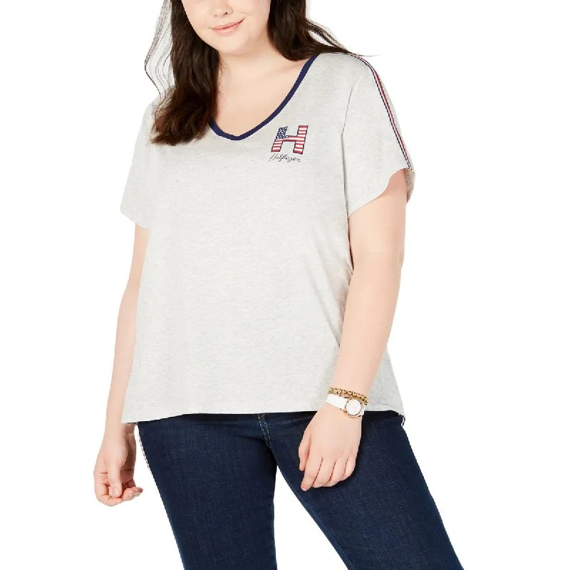Stylish Tops Tommy Hilfiger Sport Womens Plus Fitness Running T-Shirt