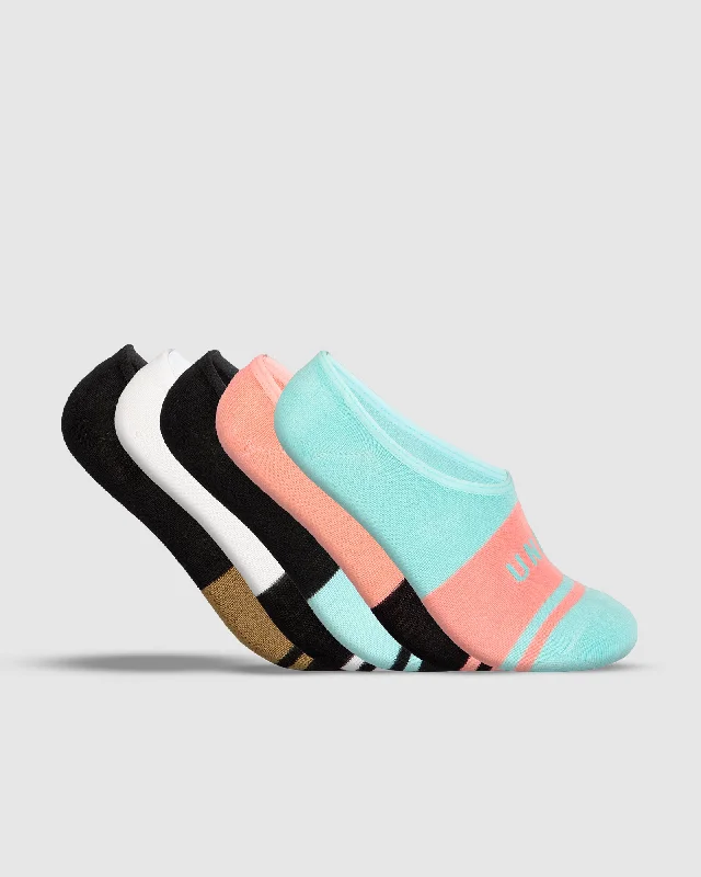 Nightclub Style UNIT Equip Invisible Bamboo Socks - 5 Pack