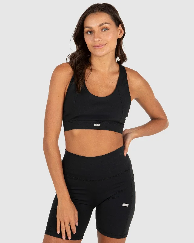 Comfy Chic Wear UNIT Ladies Glide Tight Fit Padded Sport Bra
