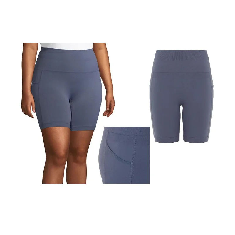 Relaxed Fit Women's High Waist Biker Shorts