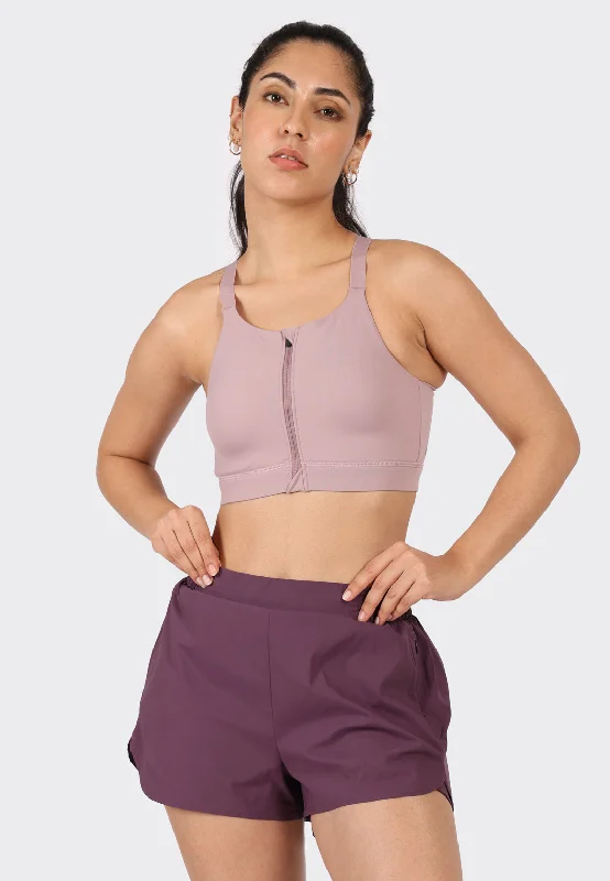 Dressing Tips Zip-Up Sports Bra