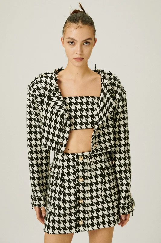 Fresh Wear Allen Frayed Crop Jacket