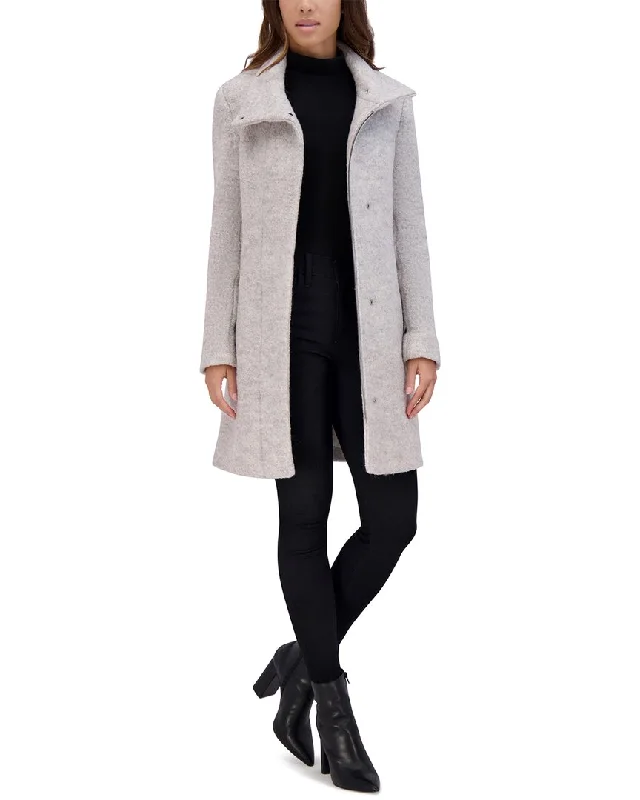 Simple Style Andrew Marc Verda Wool-Blend Coat