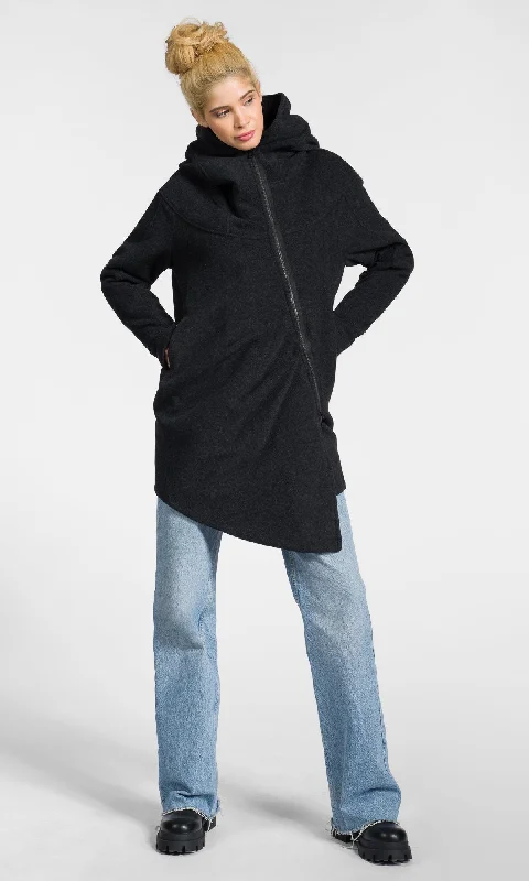 Sweet Breath Asymmetric Padded Coat