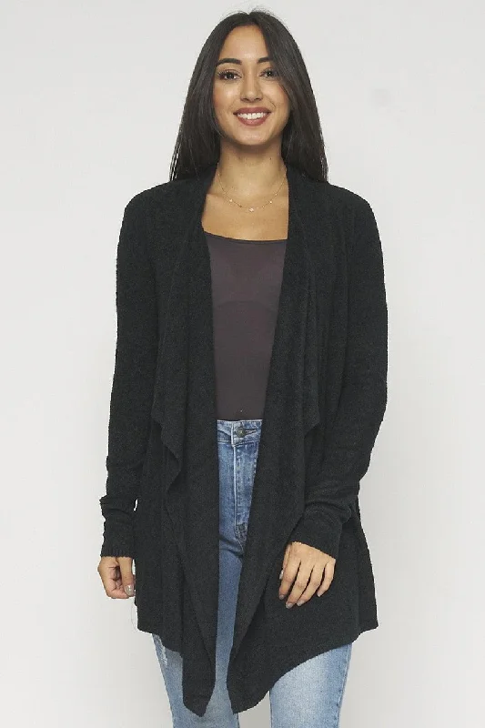 Exquisite Embroidery BETTER IN BLACK CARDIGAN