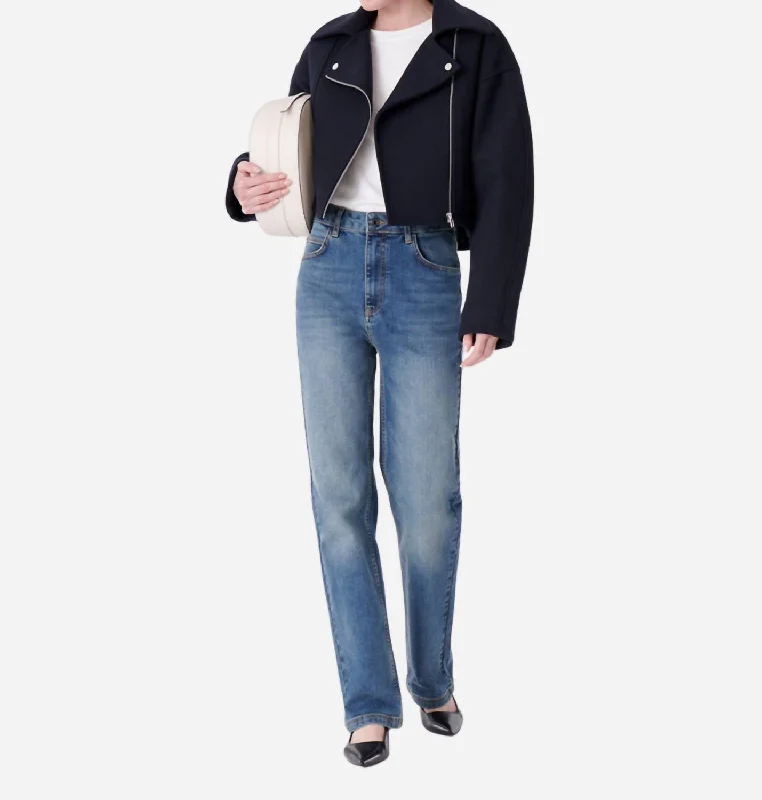 Classic Style Bless Jacket In Marine