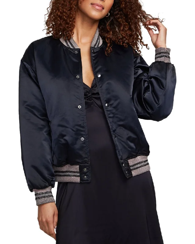 Basic Version Chaser Boulevard Satin Boulevard Bomber Jacket