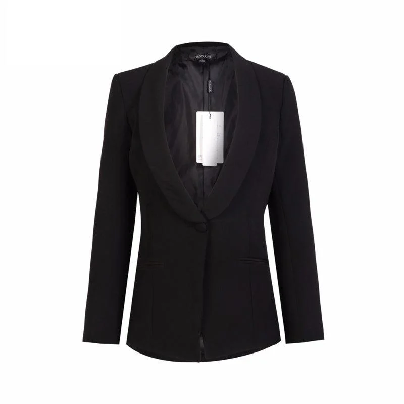 Effortless Outfits CLASSIC BLACK FITTED BLAZER