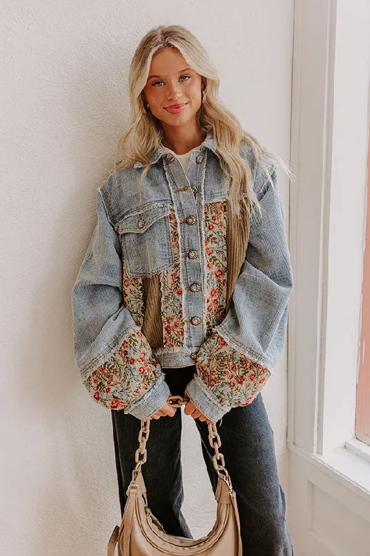 Fashion Concept Composed Charm Lightweight Denim Jacket