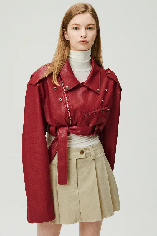 Fresh And Elegant Emma Cropped Rider Jacket