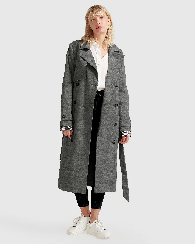 Relaxed Fashion Empirical City Trench Coat