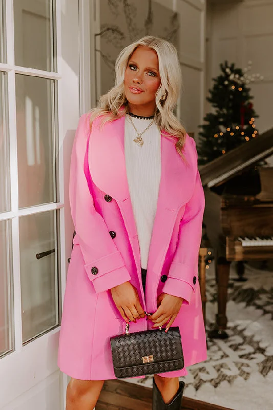 Classic Color Fashionably Late Coat