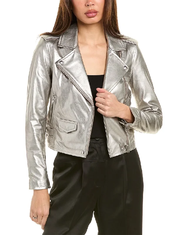 Fashion Touch IRO Ashville Leather Moto Jacket