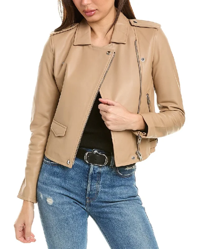 Cozy Essentials Wear IRO Ashville Leather Moto Jacket