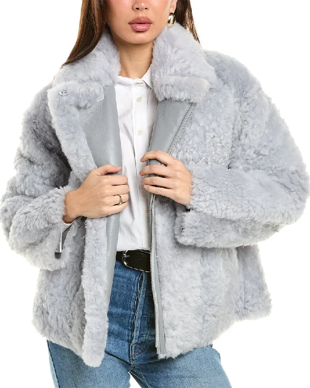 Cozy Knits IRO Gildas Shearling Jacket