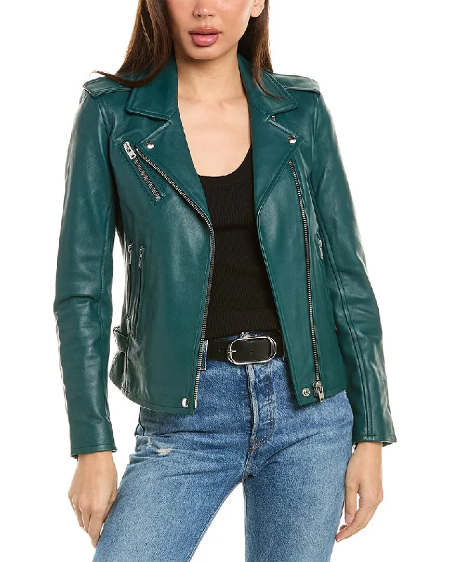 Luxury Fashion IRO Newhan Leather Jacket