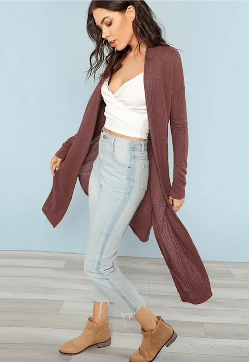 Cozy Street Style LILY LONG CARDIGAN
