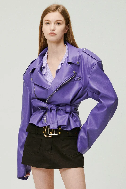 Light And Breathable Megan Oversized Rider Jacket