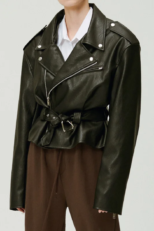 Retro Design Megan Oversized Rider Jacket