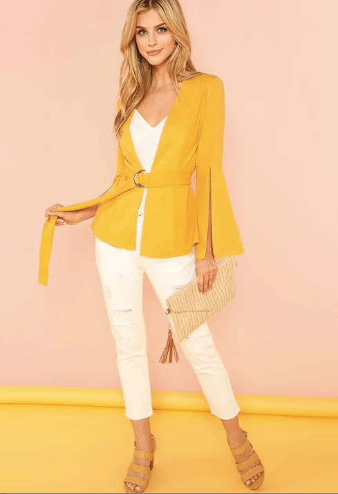 Comfortable Tops MS SUNSHINE BLAZER