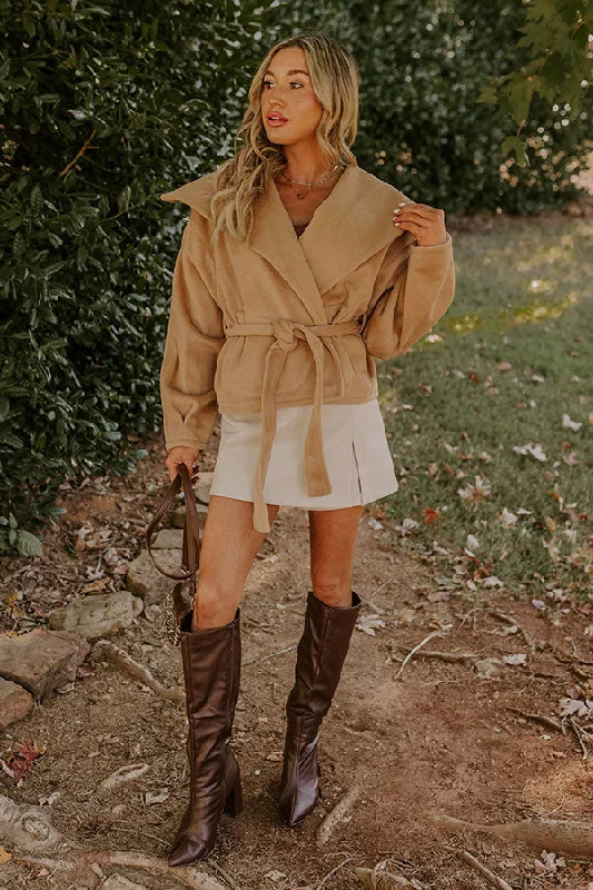 Weekend Wear Paris Bound Jacket in Camel
