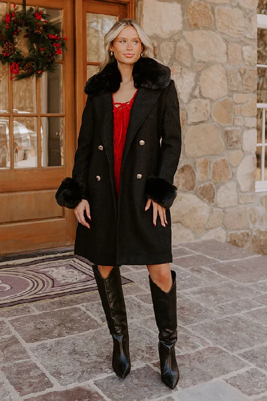 Soft Relaxation Wear Paris Mornings Cashmere-Blend Coat