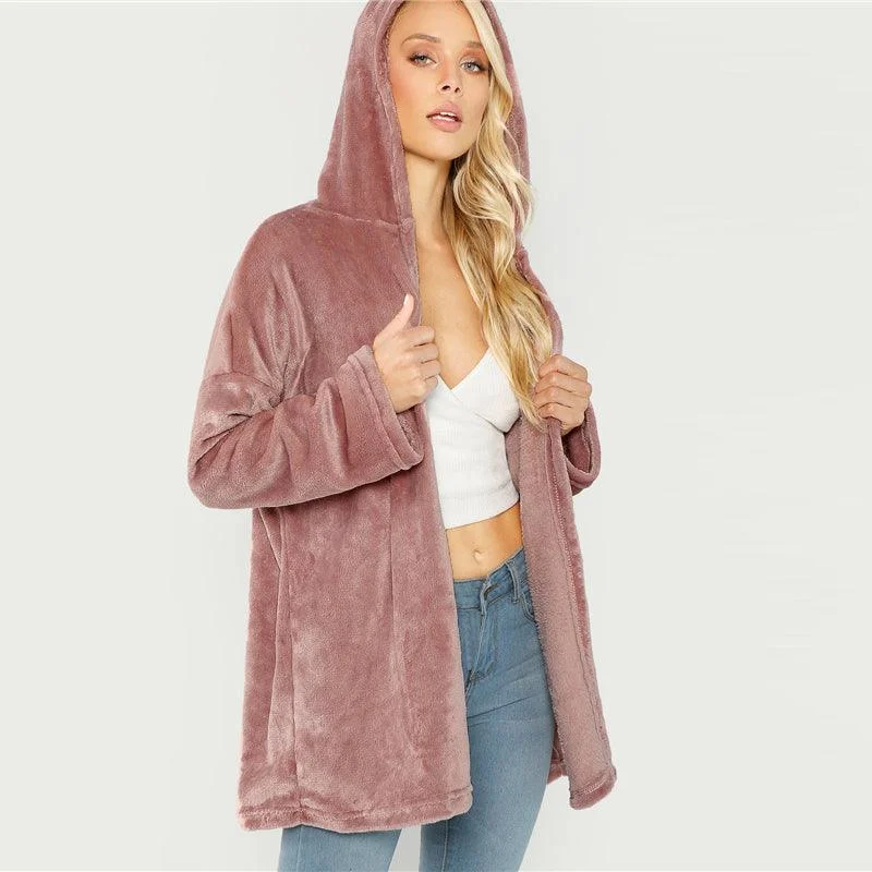 Relaxed Jackets PINK LADY  HOODED