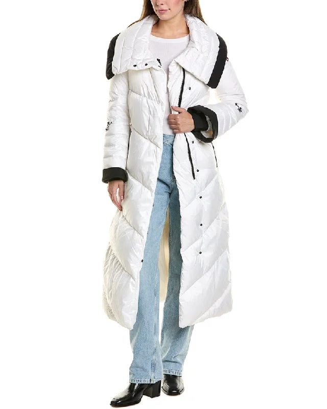 Warm Chic Outfits Post Card Papias Long Down Coat