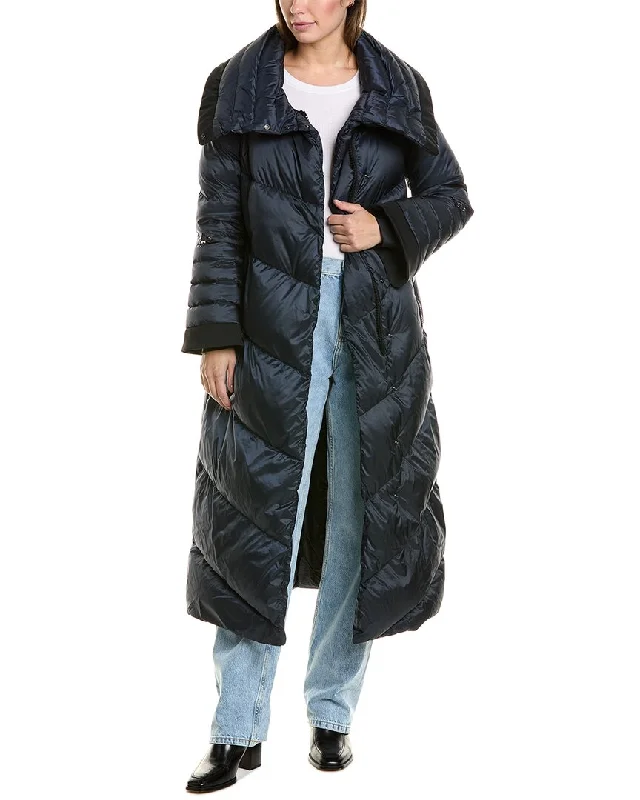 Fashion Comfort Post Card Papias Long Down Coat