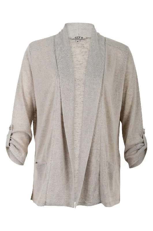 Rugged Jeans Shawl collar Jacket | SILVER | 7095A1