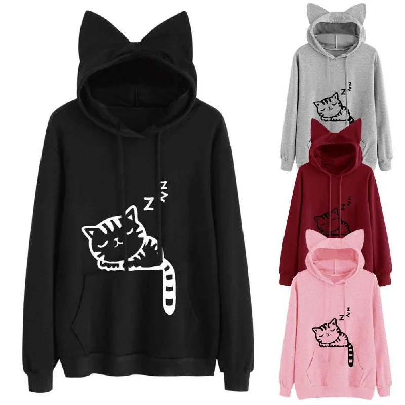 Advanced Customization SLEEPING KITTY HOODIE