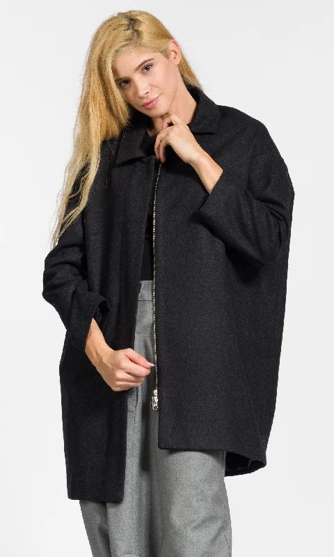 Moisture wicking Straight Cashmere Short Coat