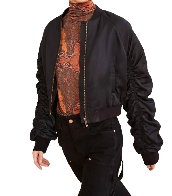 Lounge Wear Talina Jacket In Noir