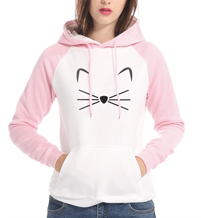 Chic Comfort Wear THE JERSEY CAT HOODIE