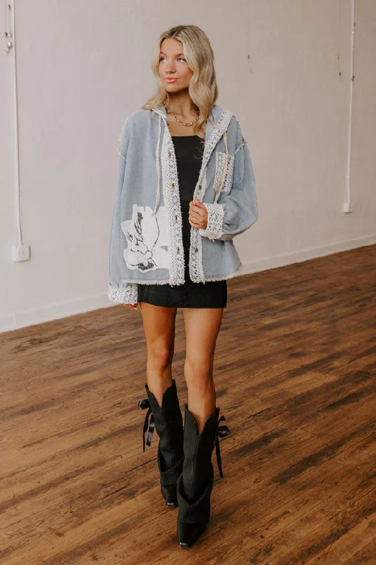 Casual Chic Wear Tucson Mornings Lightweight Denim Jacket