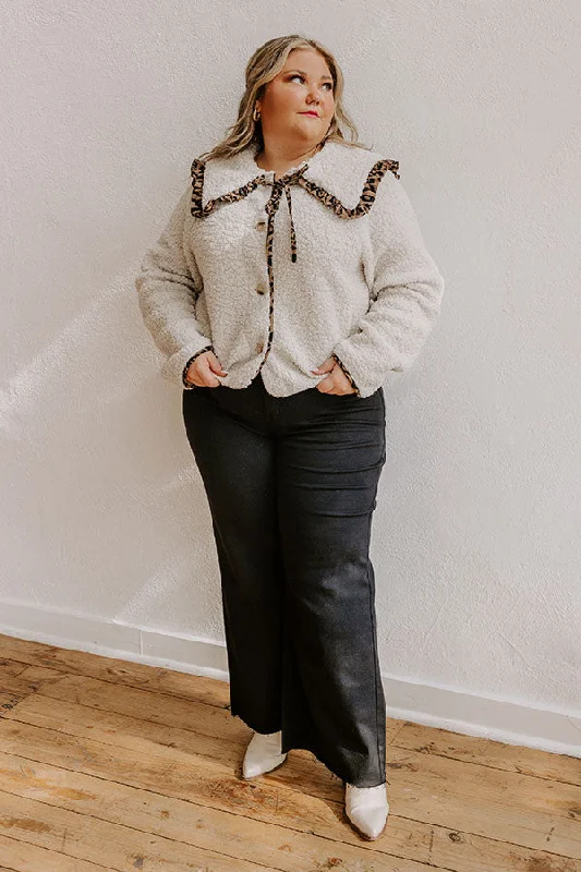 Street Fashion Uptown Cozy Sherpa Jacket Curves