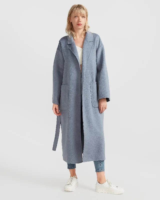 Relaxed Fit Wear Wide Awake Split Hem Overcoat