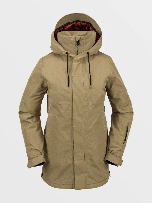Soft Wearables Womens Paxson 2L Tds Inf Parka - Dark Khaki